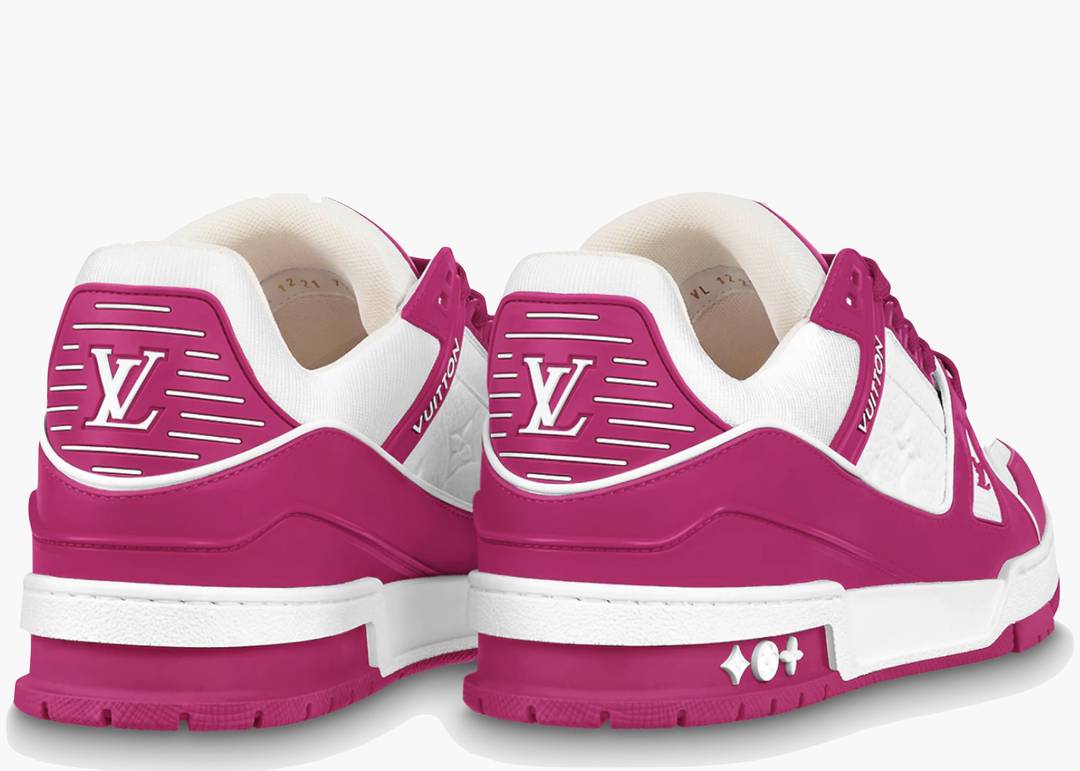 Louis Vuitton&nbsp;Trainer Low White Fuchsia
